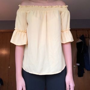off the shoulder top